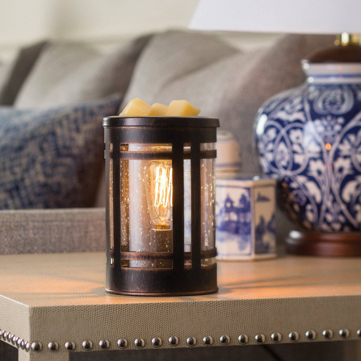 Vintage Lantern Illumination Warmer - Midnight