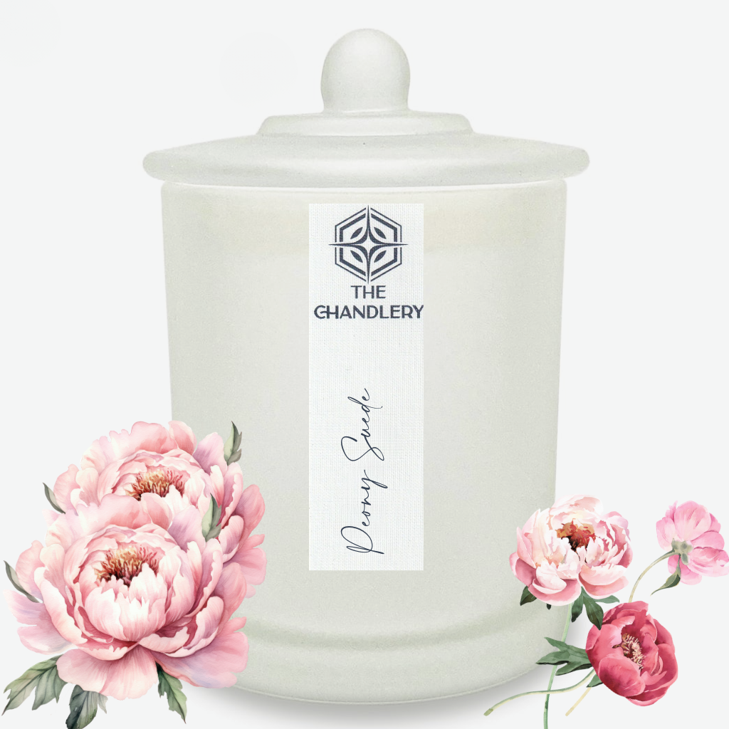 Peony Suede - Apothecary candle
