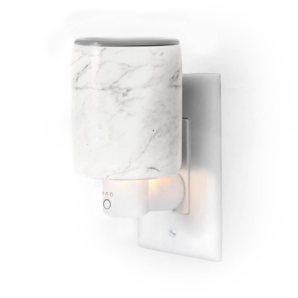 Marble Pluggable Wax Warmer