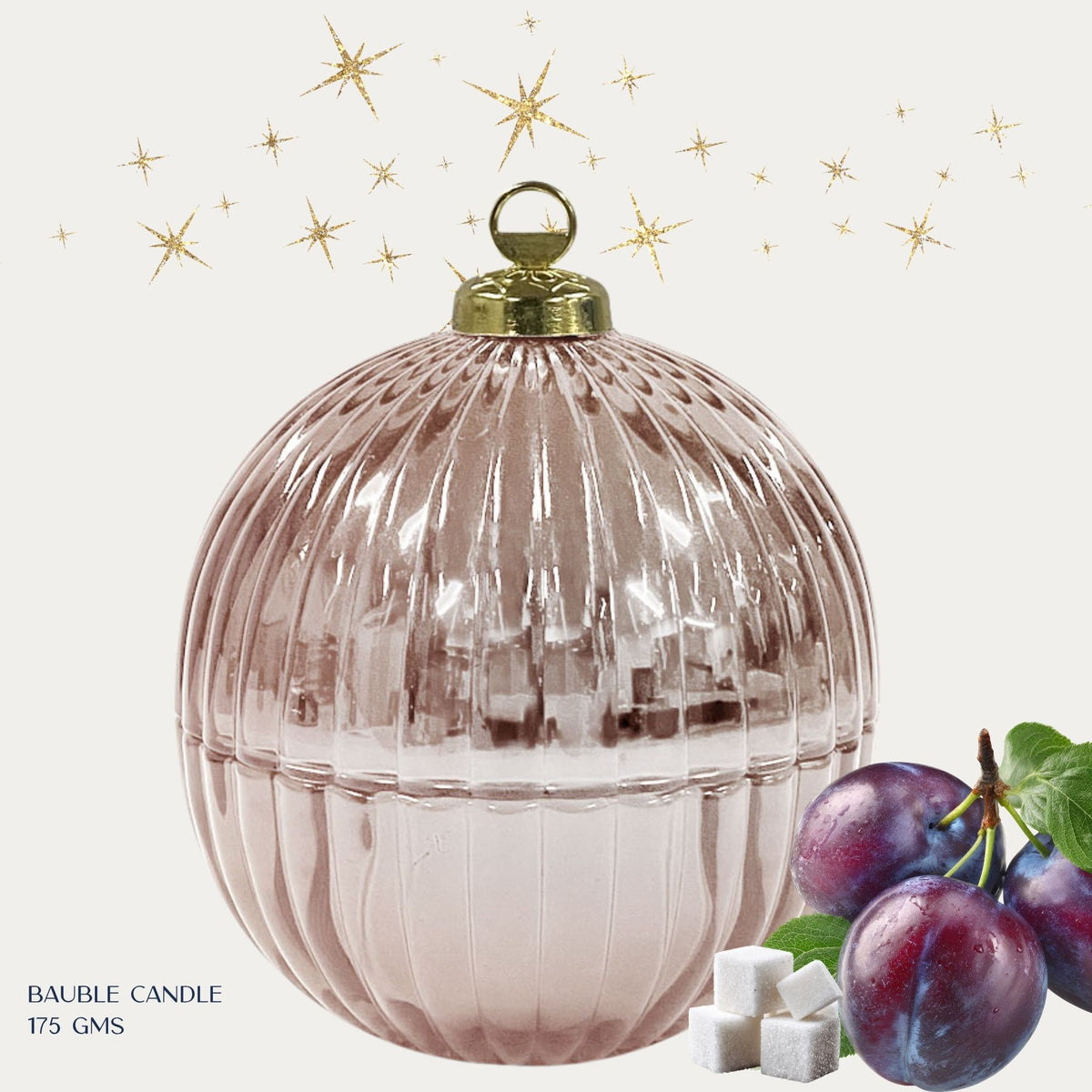 Enchanted Sugar Plums - Bauble candle